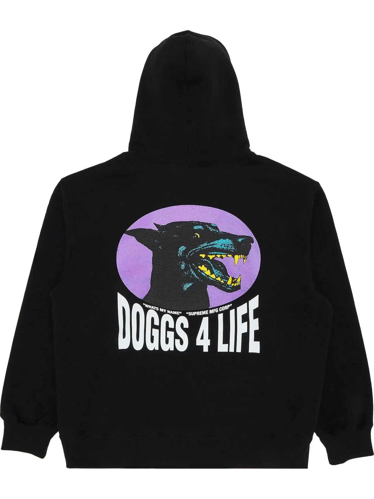 Худи Supreme Doggs Hooded — изображение 2 из 3, черный