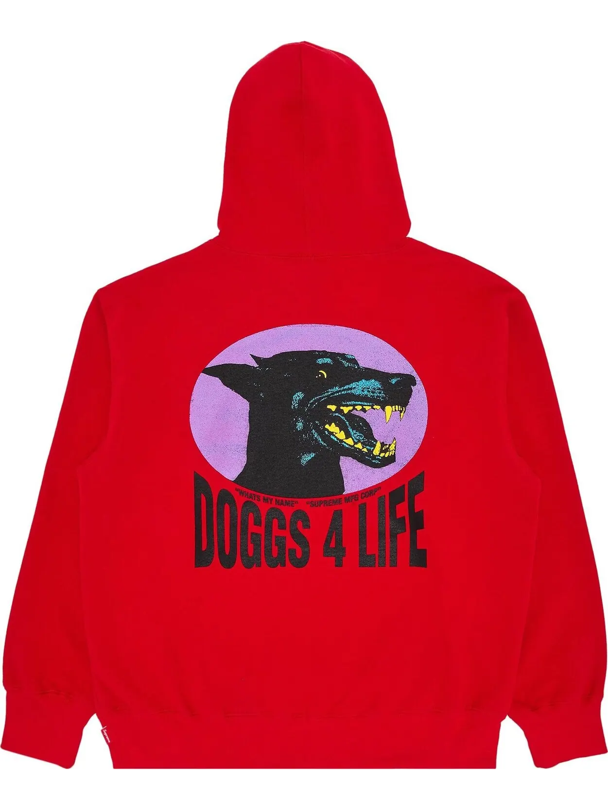 Худи Supreme Doggs Hooded — изображение 2 из 3, красный