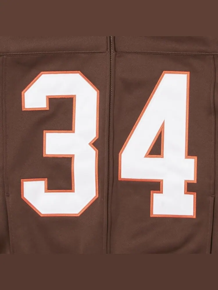 Толстовка Supreme Football Zip Up Hooded 'Brown' — изображение 3 из 3, коричневый
