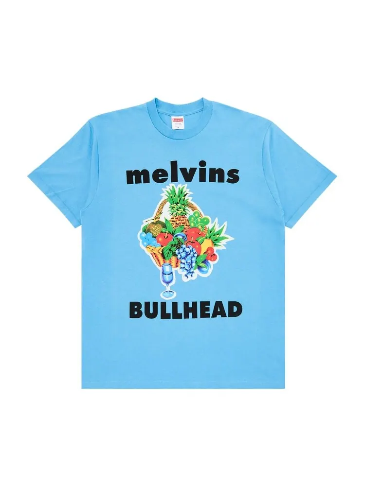 Футболка Supreme x Melvins Bullhead Tee — изображение 1 из 2, синий