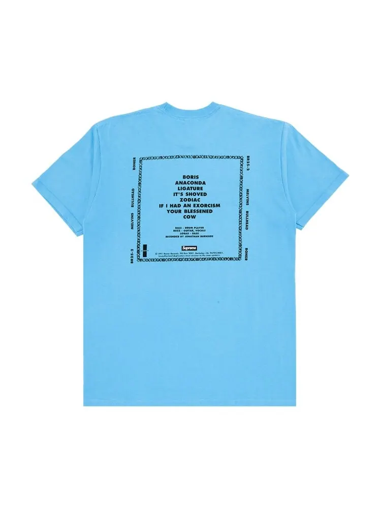 Футболка Supreme x Melvins Bullhead Tee — изображение 2 из 2, синий