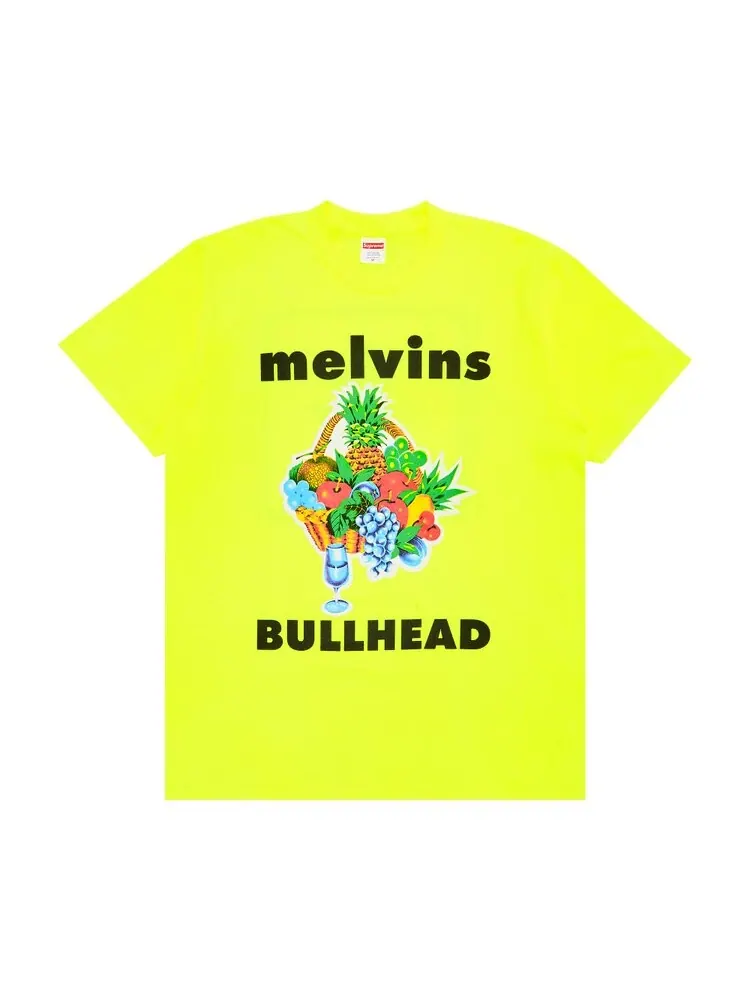 Футболка Supreme x Melvins Bullhead Tee — изображение 1 из 3, желтый