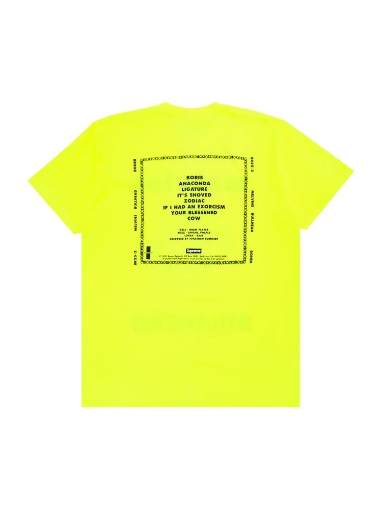 Футболка Supreme x Melvins Bullhead Tee — изображение 2 из 3, желтый