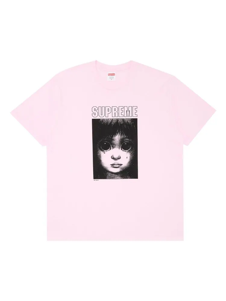 Футболка Supreme Margaret Keane Teardrop Tee — изображение 1 из 2, розовый