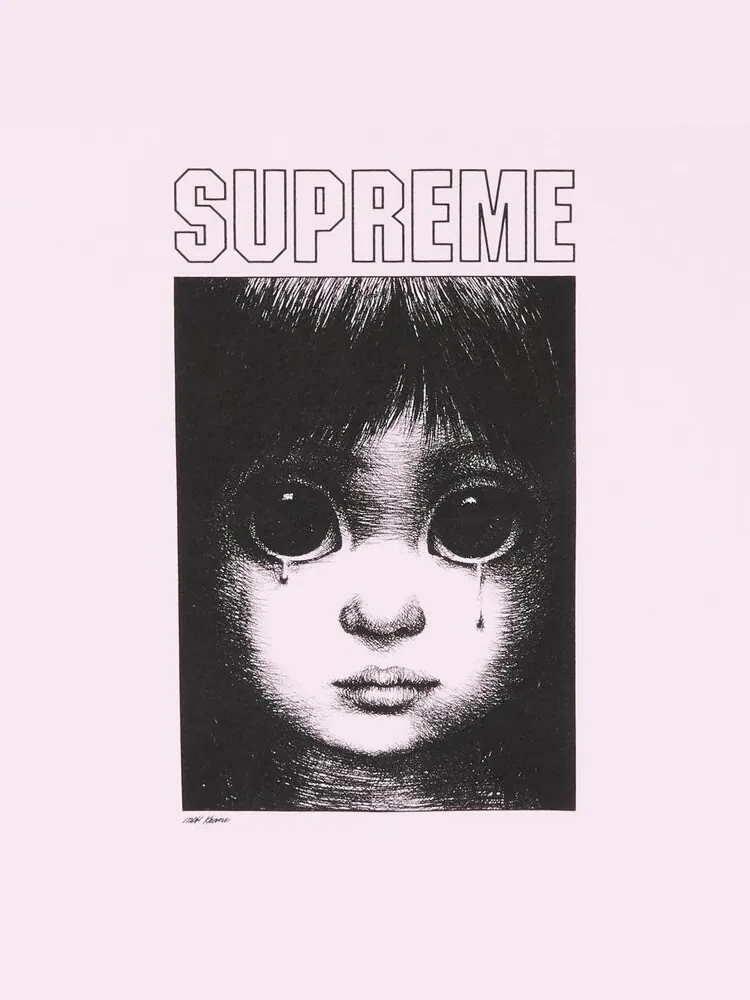 Футболка Supreme Margaret Keane Teardrop Tee — изображение 2 из 2, розовый