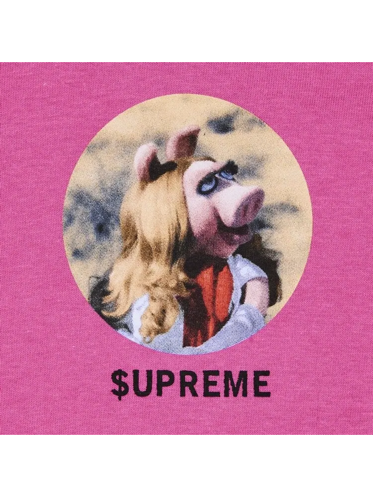 Футболка Supreme Miss Piggy Tee — изображение 3 из 3, фуксия