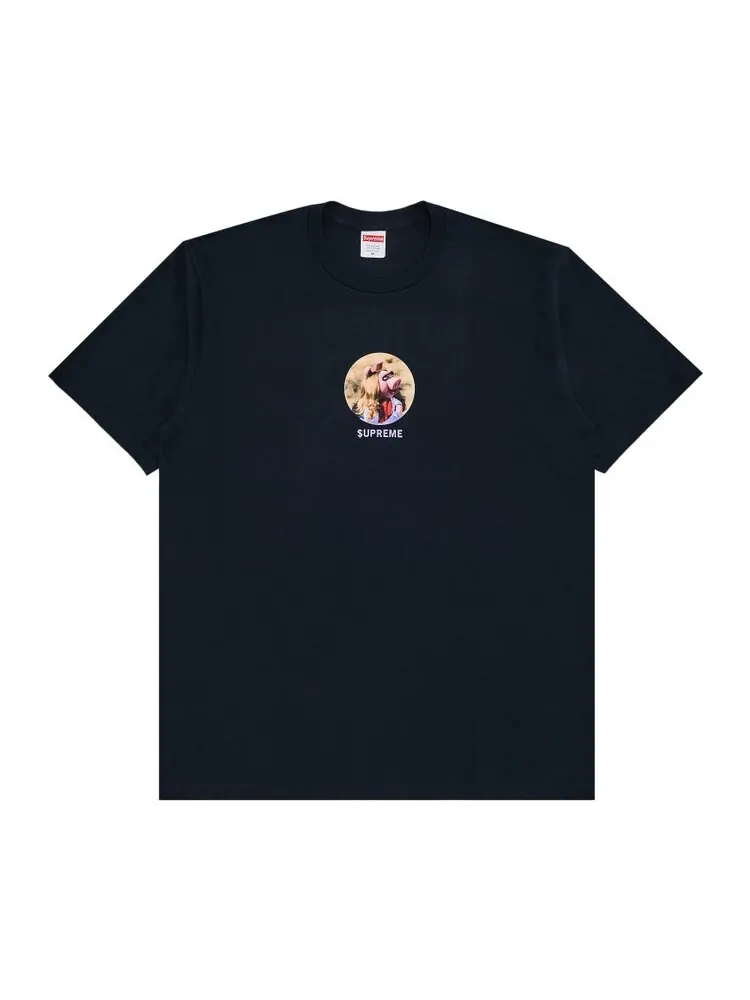 Футболка Supreme Miss Piggy Tee — изображение 1 из 3, темно-синий