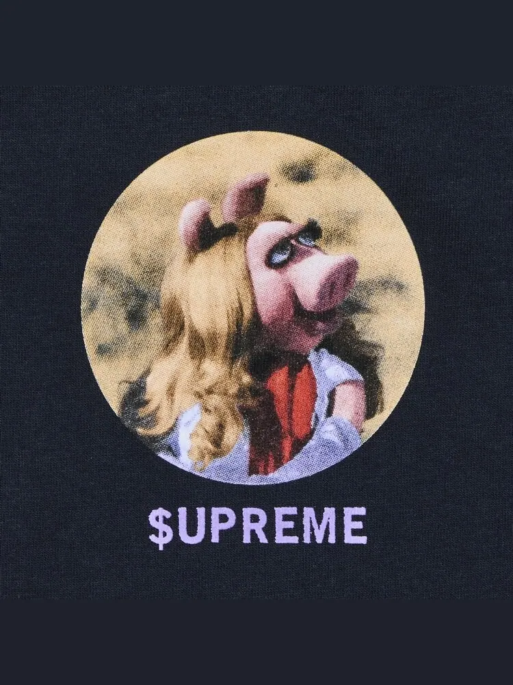 Футболка Supreme Miss Piggy Tee — изображение 3 из 3, темно-синий