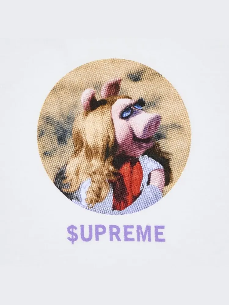 Футболка Supreme Miss Piggy Tee — изображение 3 из 3, белый
