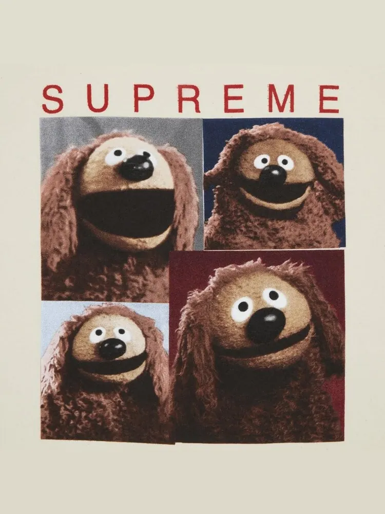 Футболка Supreme Rowlf 'Natural' — изображение 2 из 2, бежевый