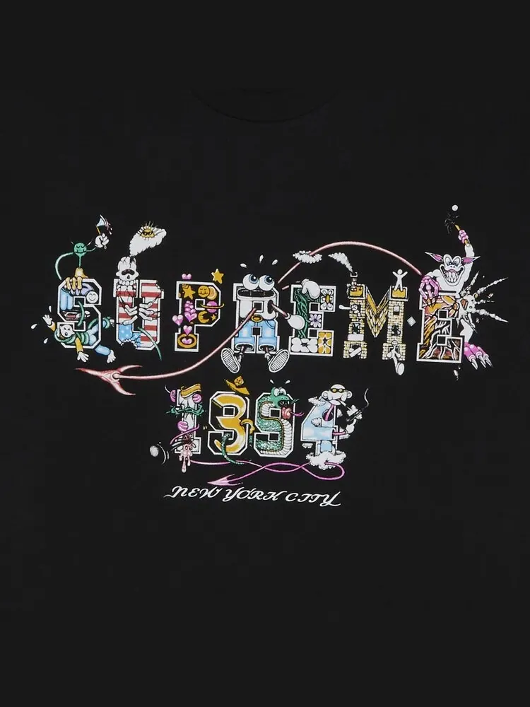 Футболка Supreme Varsity Tee — изображение 2 из 2, черный