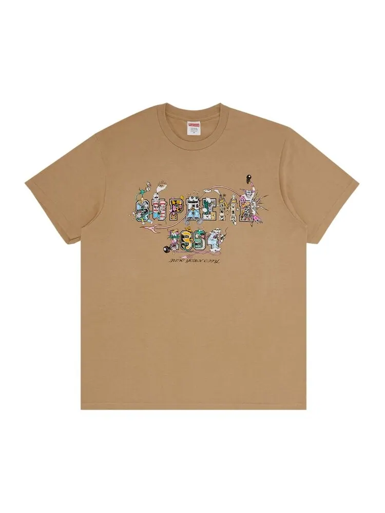 Футболка Supreme Varsity Tee — изображение 1 из 2, хаки