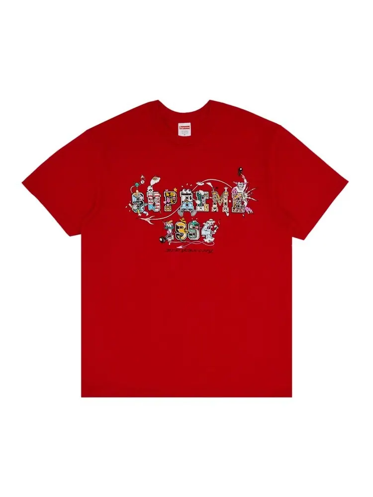 Футболка Supreme Varsity Tee — изображение 1 из 2, красный