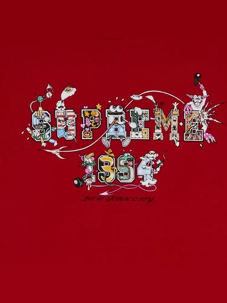 Футболка Supreme Varsity Tee — изображение 2 из 2, красный