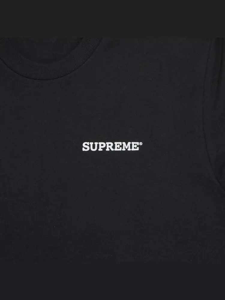 Футболка Supreme Patchwork 'Black' — изображение 3 из 3, черный