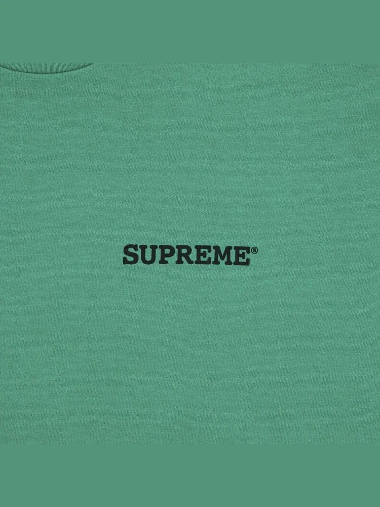 Футболка Supreme Patchwork 'Green' — изображение 3 из 3, зеленый