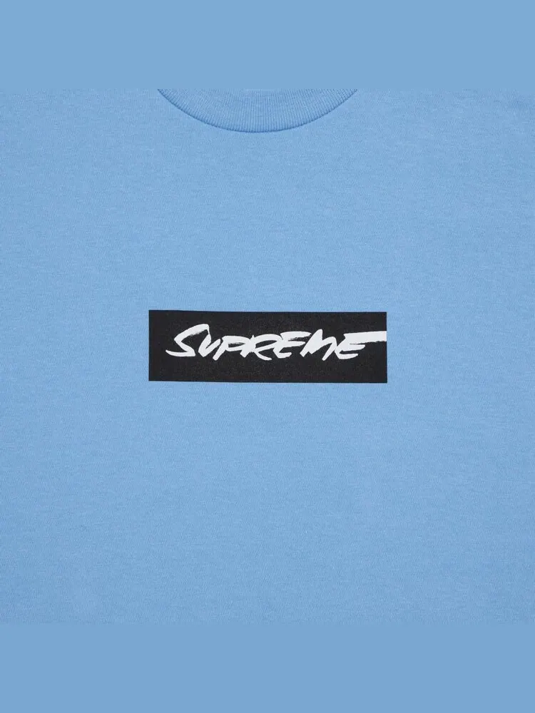 Футболка Supreme Futura Box Logo 'Bright Blue' — изображение 3 из 3, синий