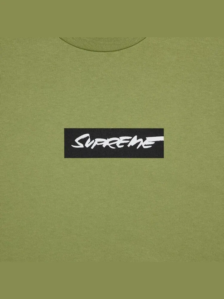 Футболка Supreme Futura Box Logo 'Moss' Green — изображение 3 из 3, зеленый