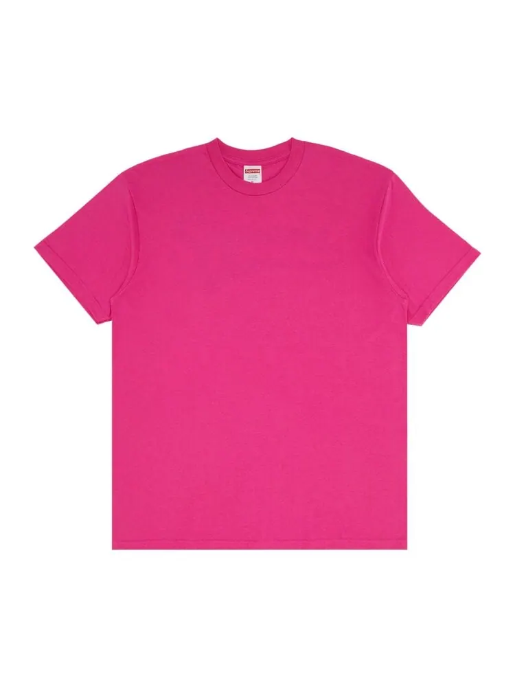 Футболка Supreme Backwards Tee — изображение 2 из 3, фуксия