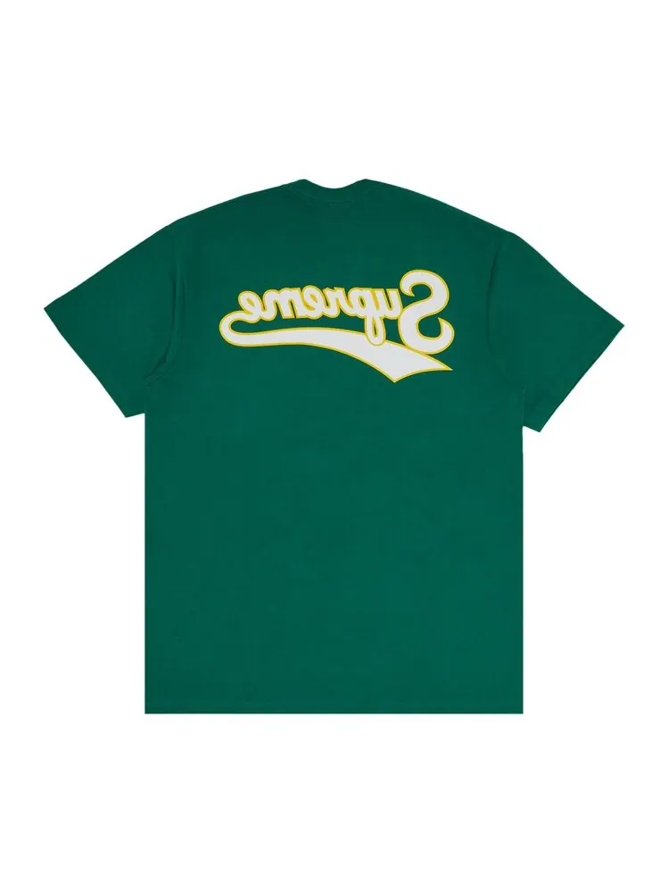 Футболка Supreme Backwards Tee — изображение 1 из 3, зеленый