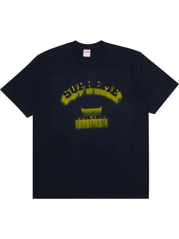 Футболка Supreme Shadow 'Navy' — изображение 1 из 2, синий