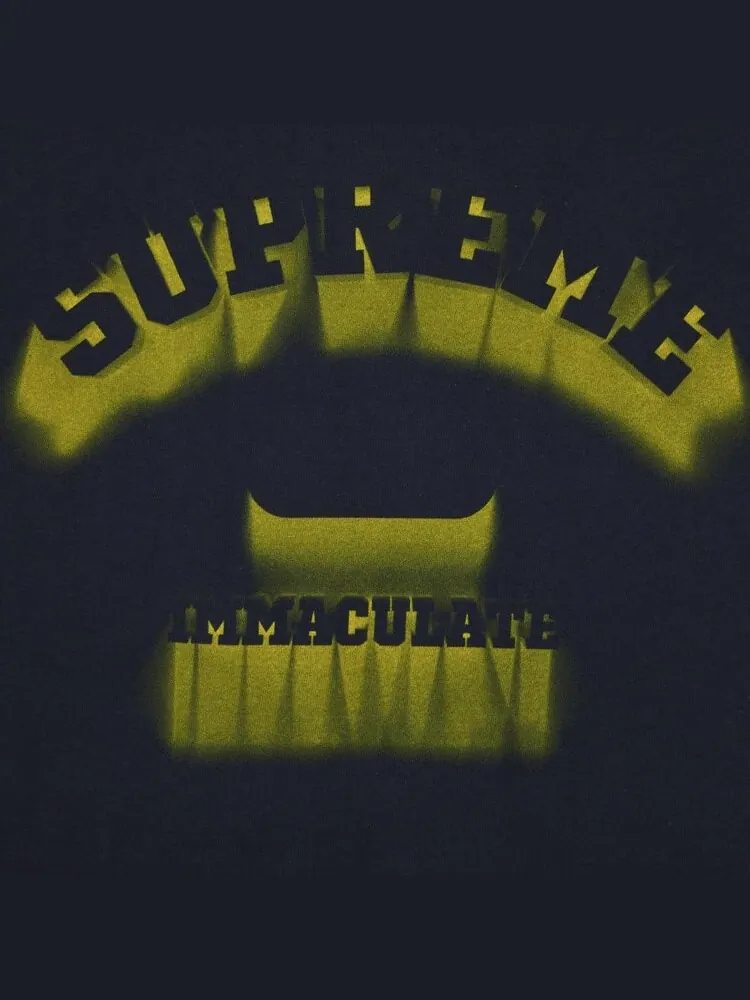 Футболка Supreme Shadow 'Navy' — изображение 2 из 2, синий