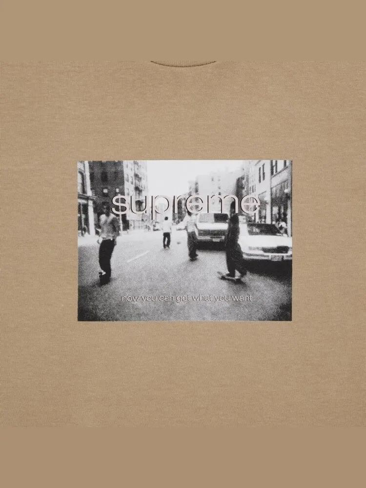 Футболка Supreme Crew 96 'Khaki' — изображение 2 из 2, загар