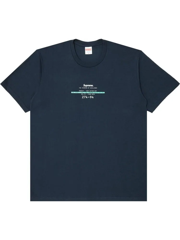 Футболка Supreme Standard 'Navy' — изображение 1 из 2, синий