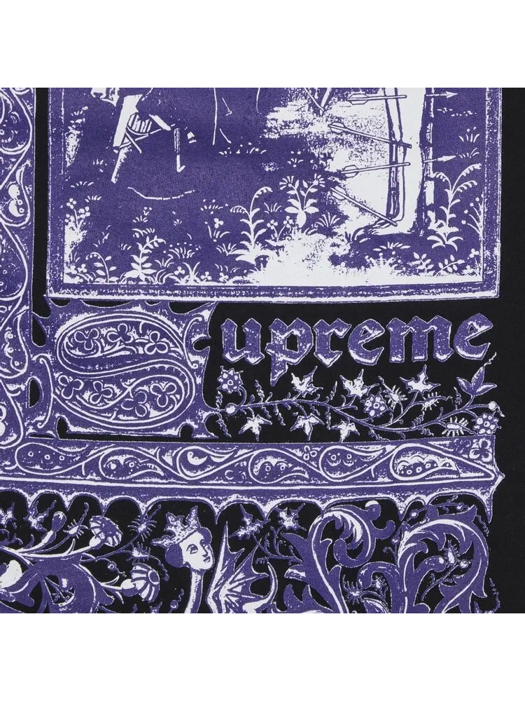 Лонгслив Supreme Saint Sebastian 'Black' — изображение 3 из 3, черный