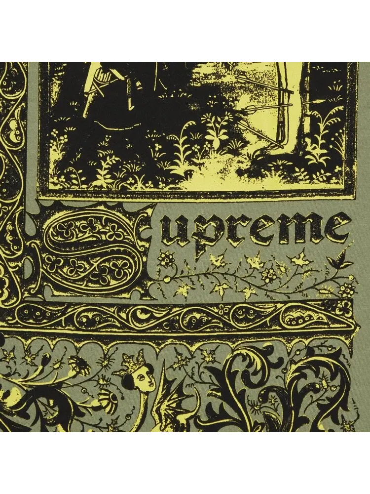 Лонгслив Supreme Saint Sebastian 'Light Olive' — изображение 3 из 3, зеленый