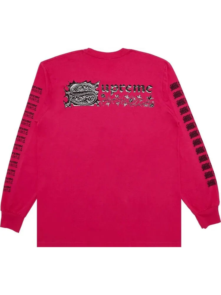Лонгслив Supreme Saint Sebastian 'Pink' — изображение 2 из 3, розовый