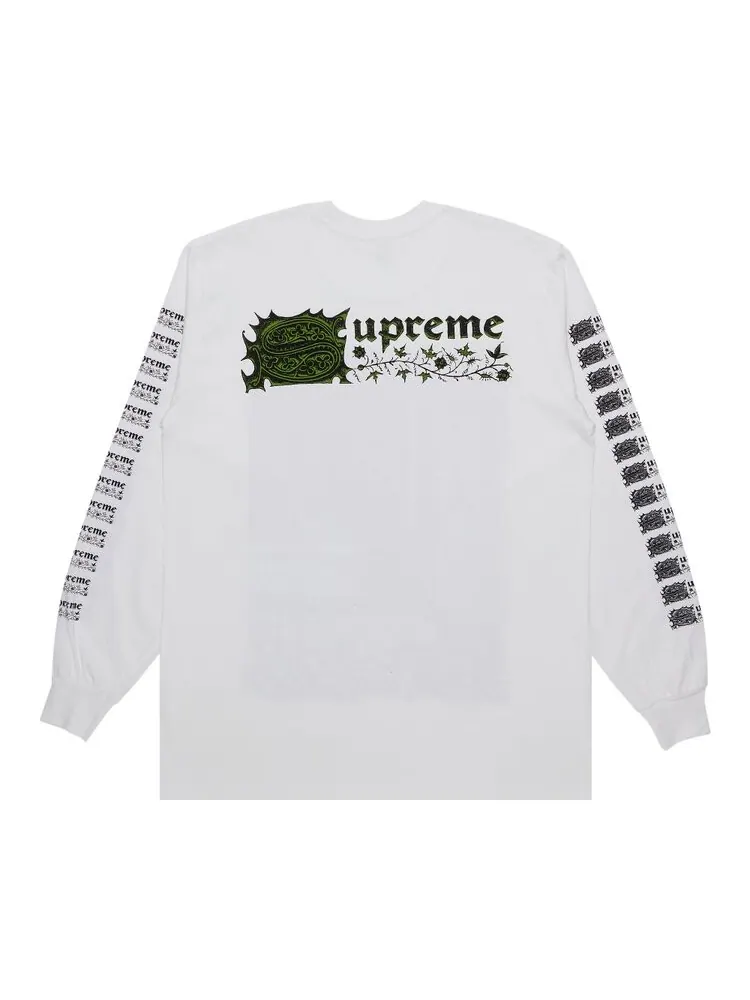Лонгслив Supreme Saint Sebastian 'White' — изображение 2 из 3, белый