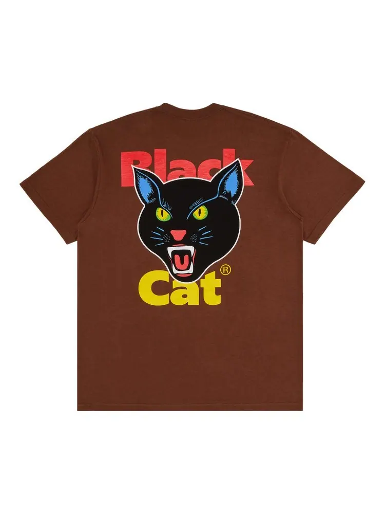 Футболка Supreme Black Cat Tee — изображение 2 из 3, коричневый