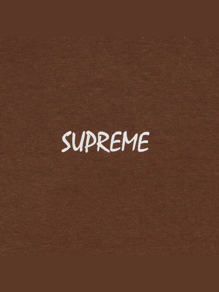 Футболка Supreme Black Cat Tee — изображение 3 из 3, коричневый