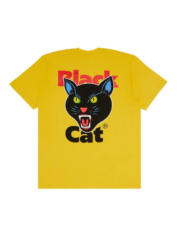 Футболка Supreme Black Cat Tee — изображение 2 из 3, желтый