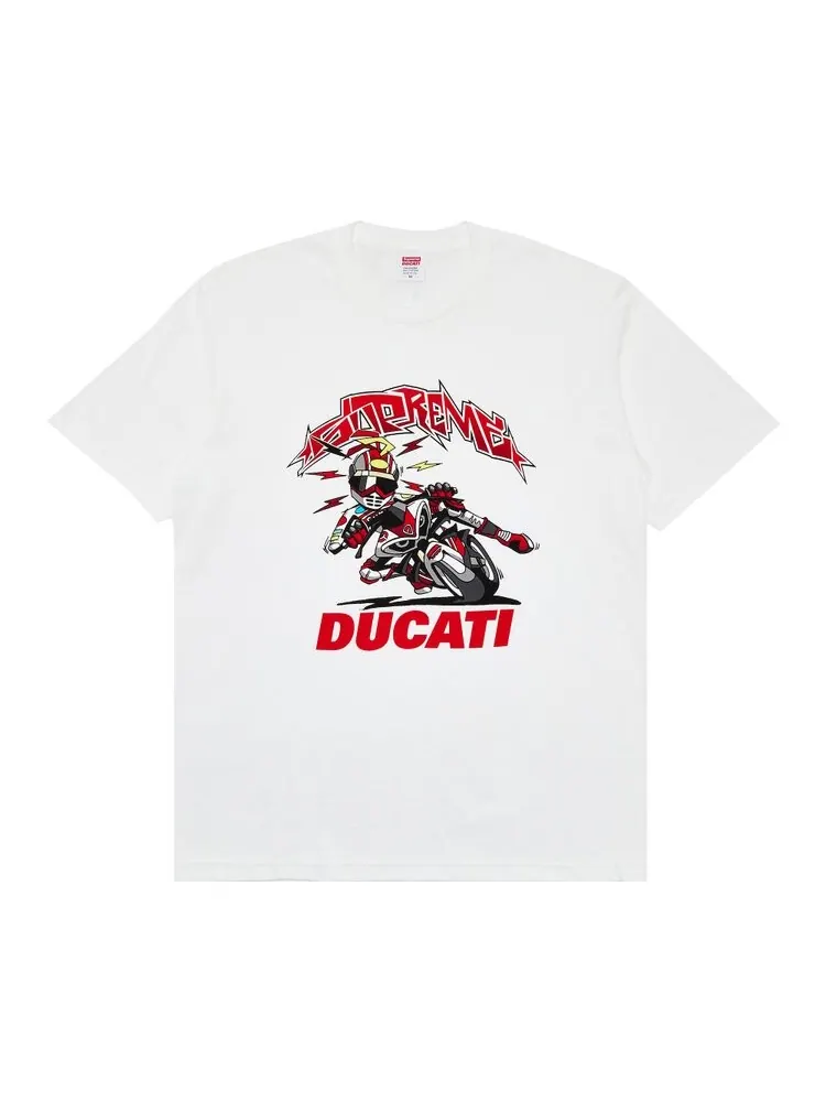Футболка Supreme x Ducati Bike Tee — изображение 1 из 3, белый
