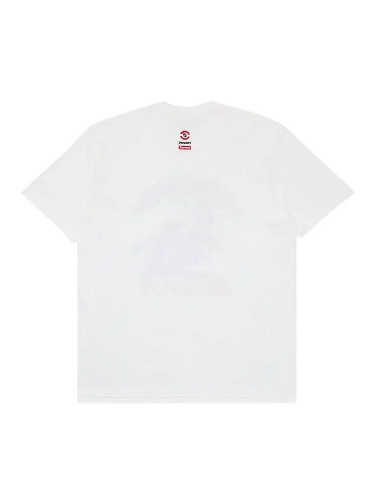 Футболка Supreme x Ducati Bike Tee — изображение 2 из 3, белый