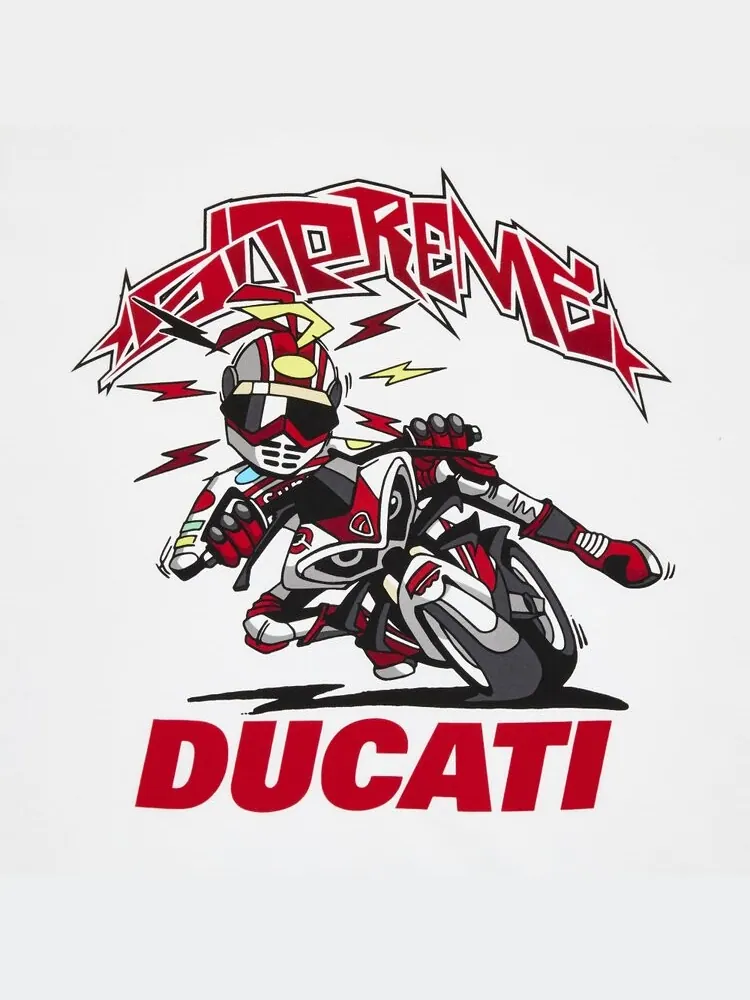 Футболка Supreme x Ducati Bike Tee — изображение 3 из 3, белый