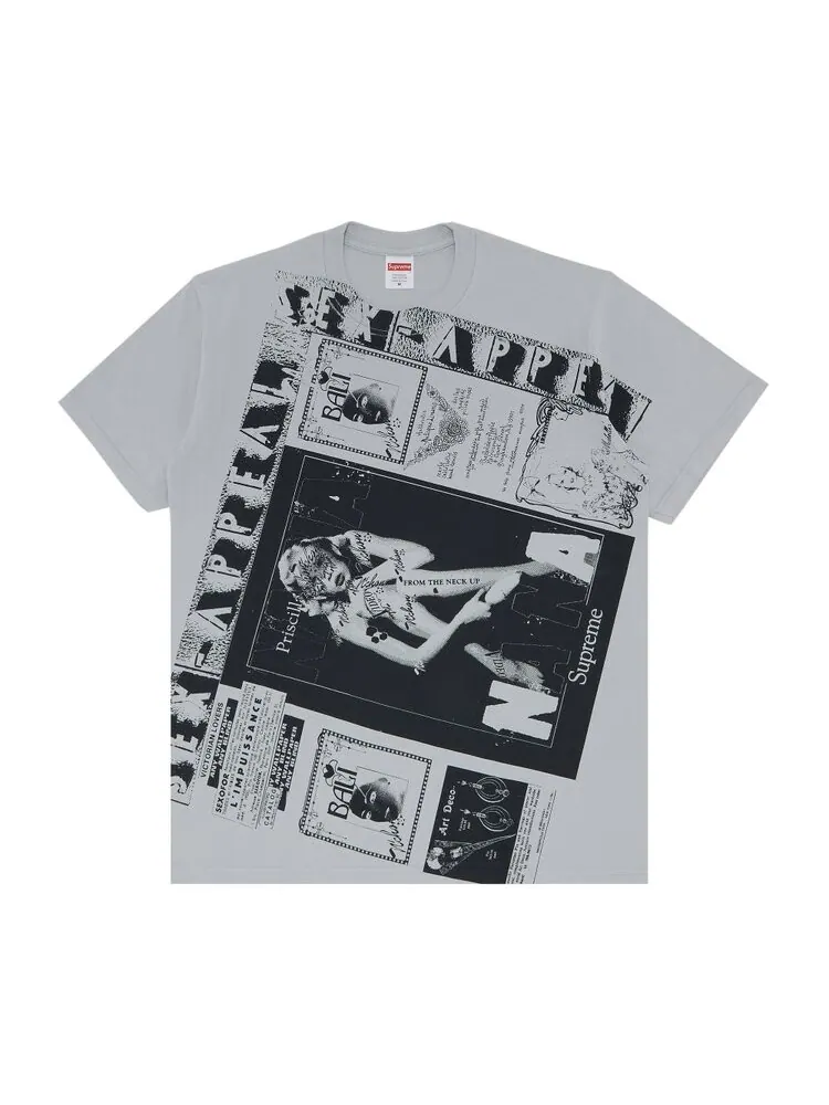 Футболка Supreme Collage Tee — изображение 1 из 2, серый