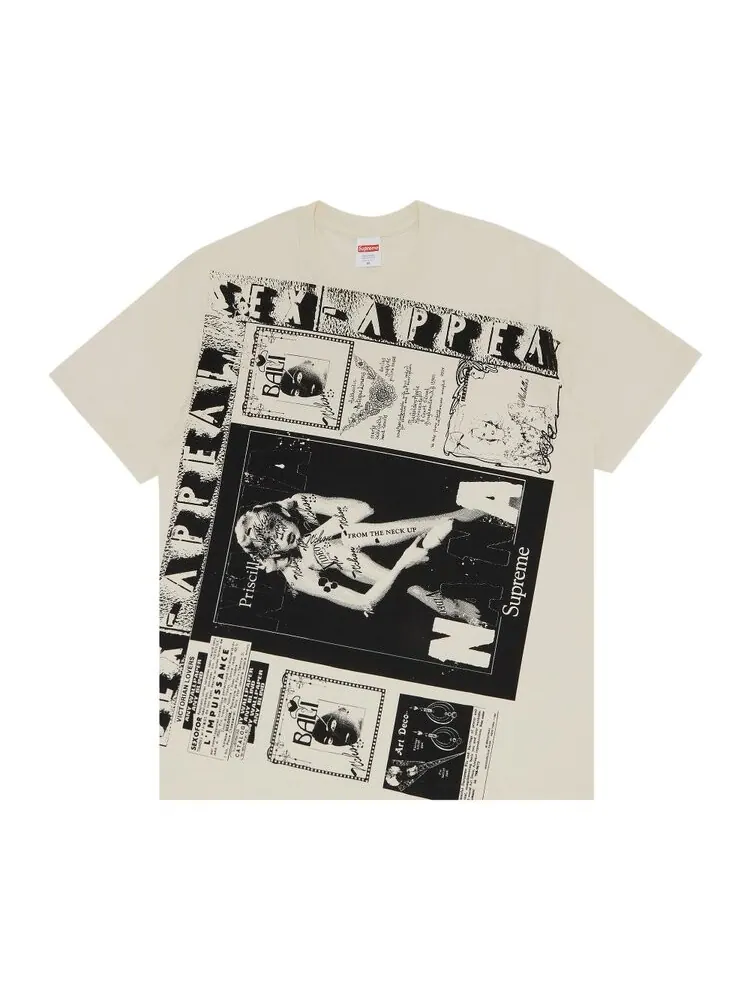 Футболка Supreme Collage Tee — изображение 1 из 2, бежевый
