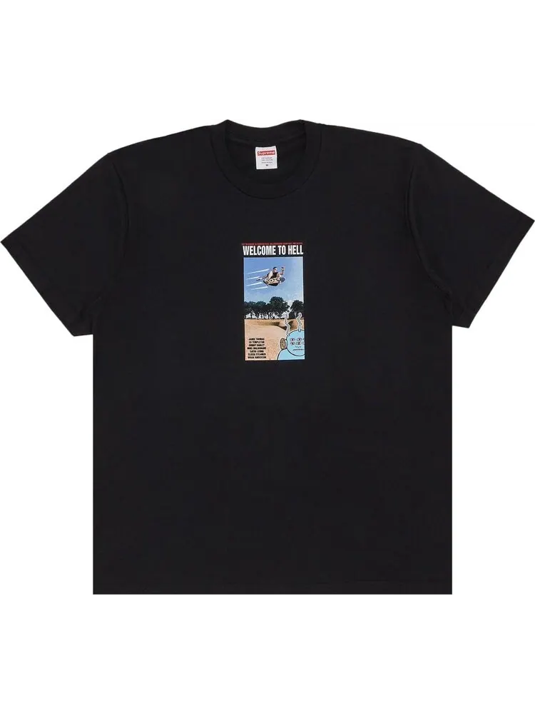 Футболка Supreme x Toy Machine Welcome To Hell 'Black' — изображение 1 из 3, черный