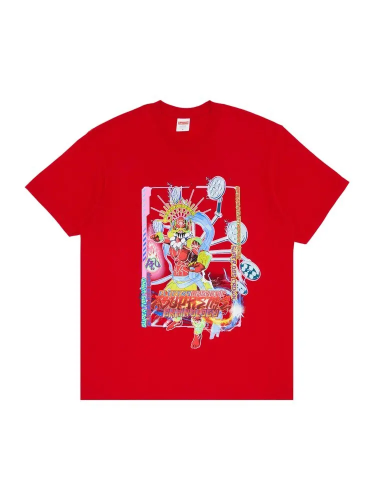 Футболка Supreme Electromagnetic Tee — изображение 1 из 3, красный