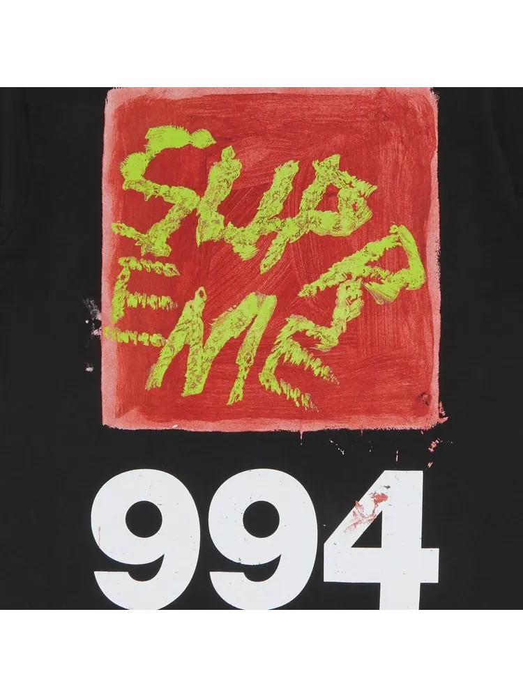 Футболка Supreme Paint Tee — изображение 3 из 3, черный