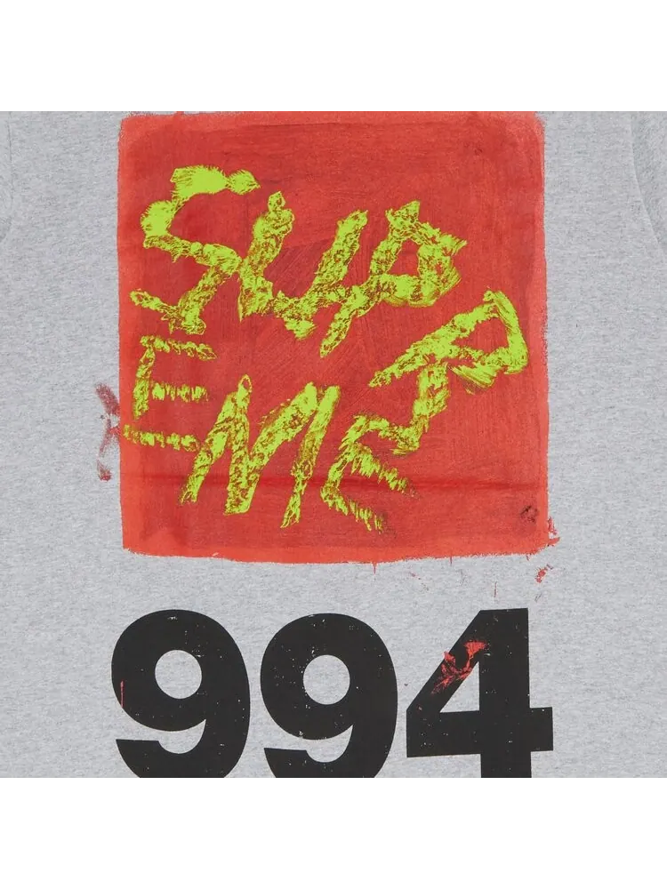 Футболка Supreme Paint Tee — изображение 3 из 3, серый