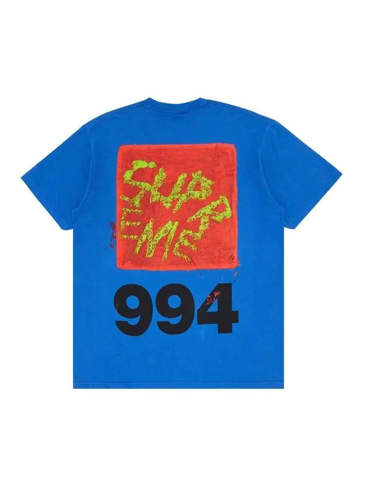 Футболка Supreme Paint Tee — изображение 1 из 3, синий