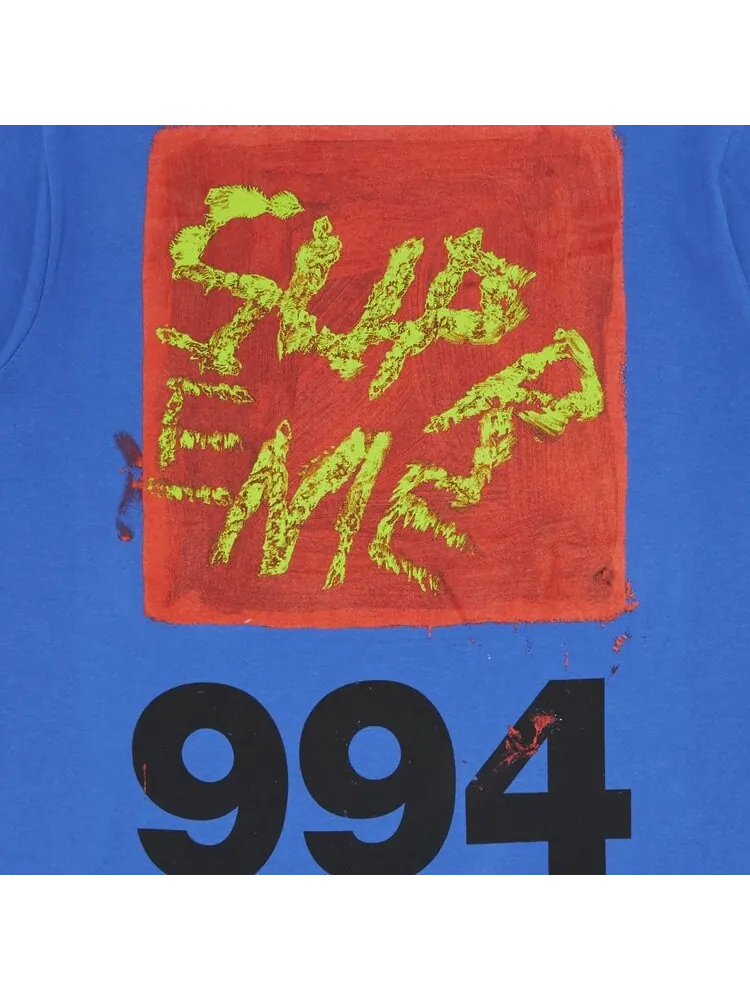 Футболка Supreme Paint Tee — изображение 3 из 3, синий