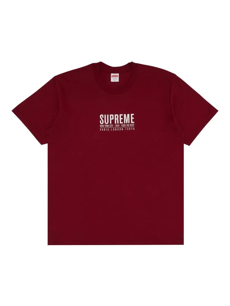 Футболка Supreme Paris Tee — изображение 1 из 2, красный