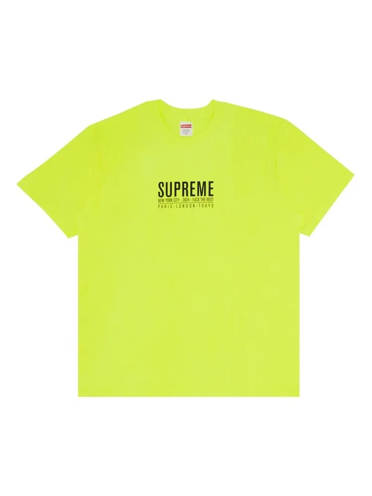 Футболка Supreme Paris Tee — изображение 1 из 2, желтый