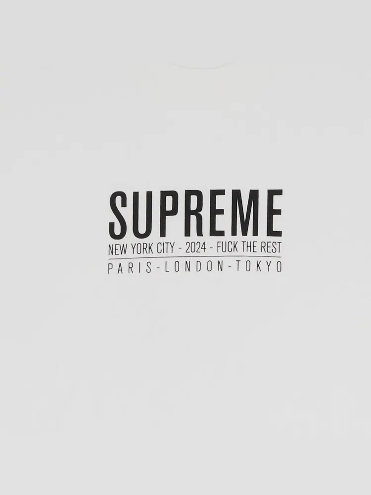 Футболка Supreme Paris Tee — изображение 2 из 2, белый