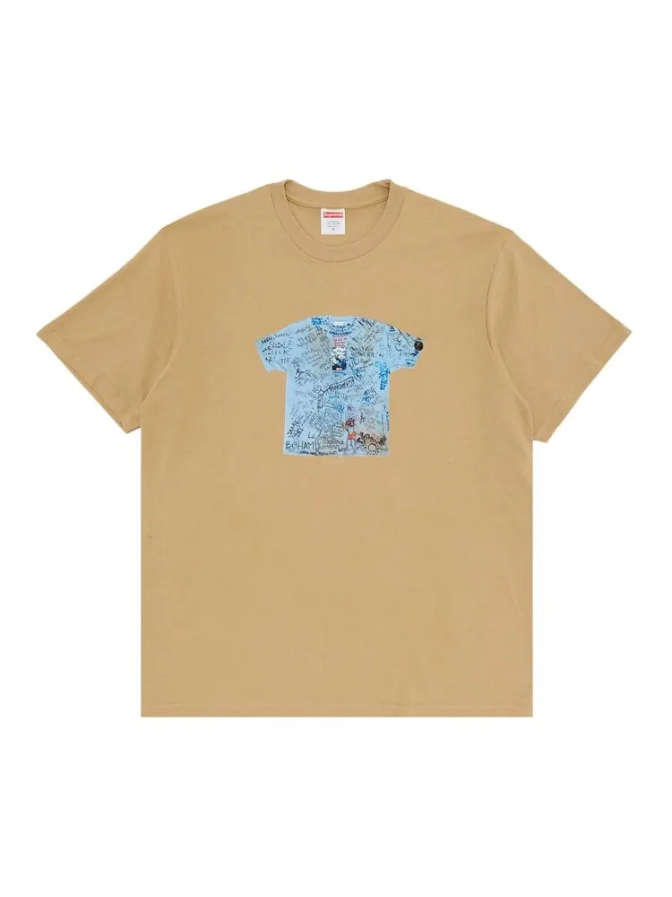 Футболка Supreme First Tee — изображение 1 из 3, бежевый